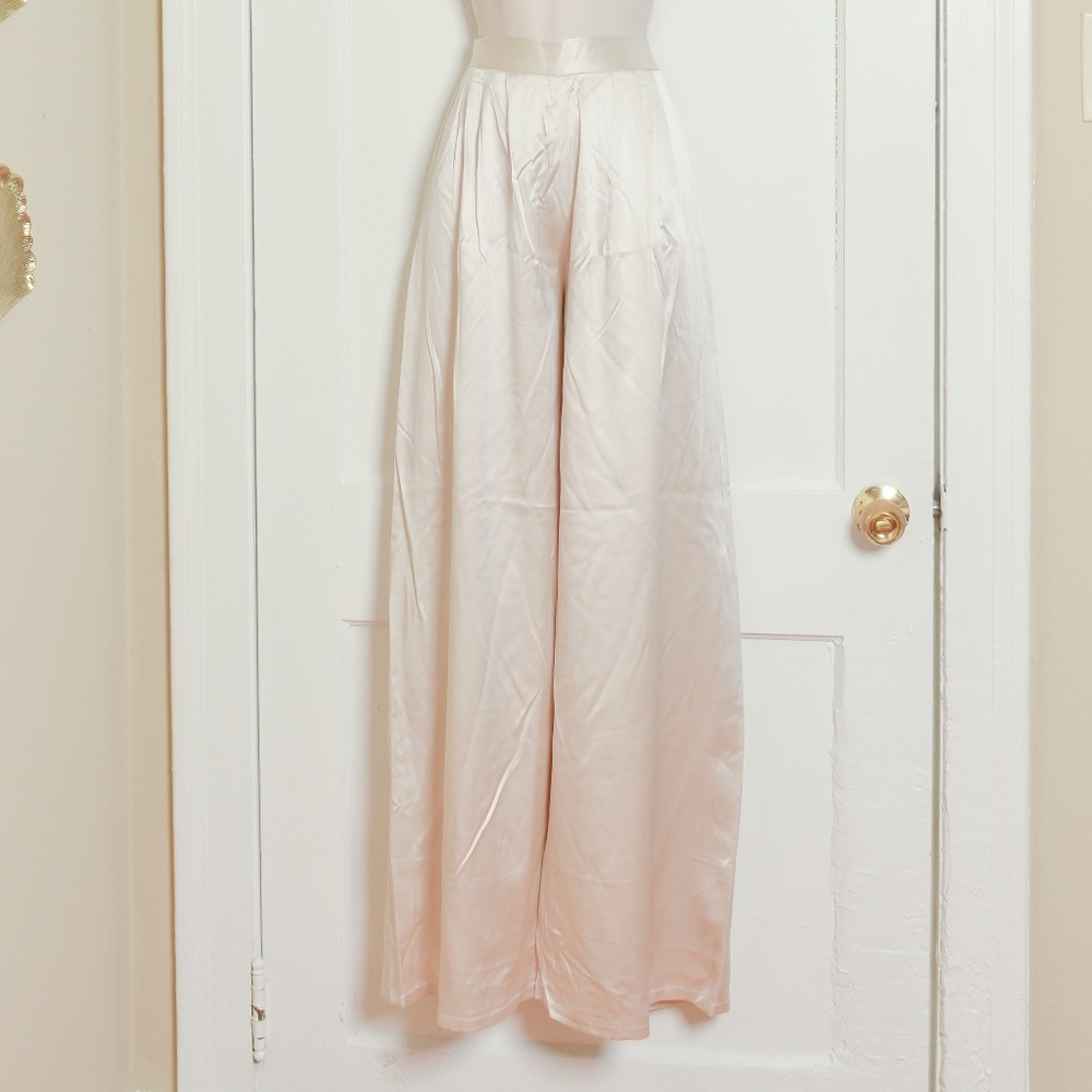 St John Wide Legged Pants 100% Silk